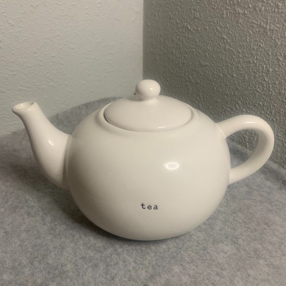 Pottery Barn Kitchen Pottery Barn Ceramic White Coffee House Teapot